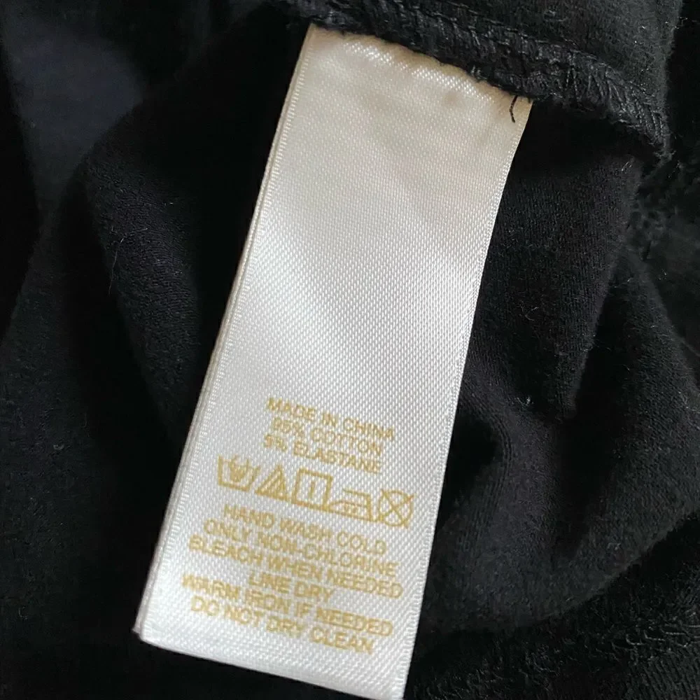 Kate Spade‎ Pomona Bow Front Tank Top Black Women’s Size Large